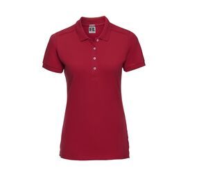 Russell JZ565 - Women's Cotton Polo Shirt Classic Red