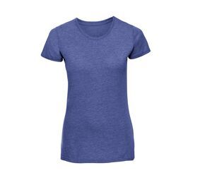 Russell JZ65F - Polibawełniany T-shirt  slim fit damski Blue Marl
