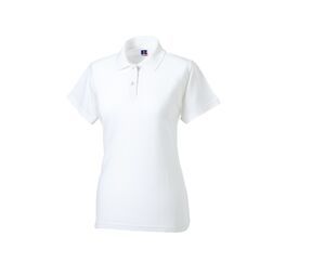 Russell JZ69F - Ladies` Pique Polo White