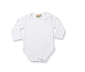 Larkwood LW052 - Long Sleeves Baby Bodysuit White