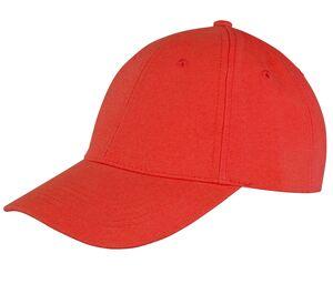 Result RC081 - Memphis Brushed Cotton Low Profile Cap Red