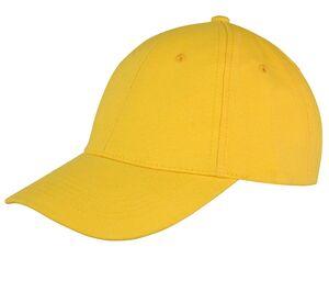 Result RC081 - Memphis Brushed Cotton Low Profile Cap Yellow