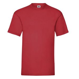Fruit of the Loom SC220 - T-shirt girocollo da uomo Rosso