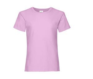 Fruit of the Loom SC229 - Girls valueweight tee Light Pink