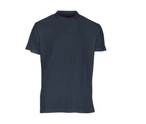 Sans Étiquette SE100 - Sportowy T-shirt bez nadruku Granatowy