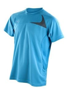 Spiro SP182 -  dash training shirt Aqua/Grey