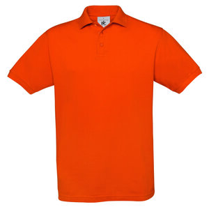 B&C BC410 - Camisa polo masculina de algodão açafrão