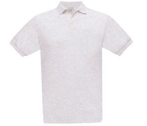 B&C BC410 - Camisa polo masculina de algodão açafrão Cinzas