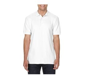 Gildan GN858 - Men's Premium Pique Cotton Polo Shirt White