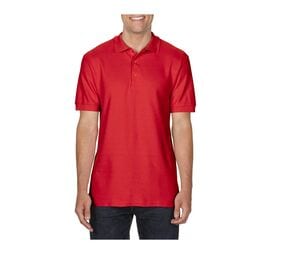 Gildan GN858 - Men's Premium Pique Cotton Polo Shirt Red