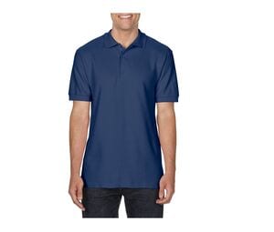 Gildan GN858 - Men's Premium Pique Cotton Polo Shirt Navy