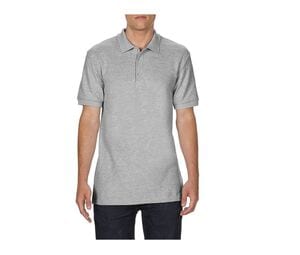 Gildan GN858 - Men's Premium Pique Cotton Polo Shirt Sport Grey