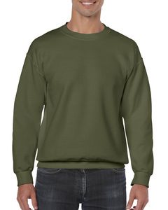 Gildan GN910 - Herren Sweatshirt mit Rundhalsausschnitt Militärisch Grün