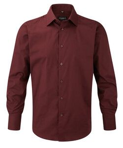 Russell Collection JZ946 - Men's Long Sleeve Fitted Shirt Port