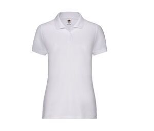 Fruit of the Loom SC281 - Women's piqué polo shirt White