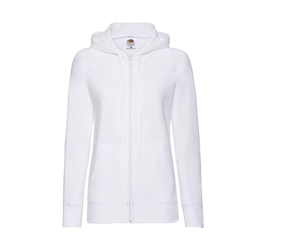 Fruit of the Loom SC368 - Lady-fit Lightweight Hooded Sweat Jacket