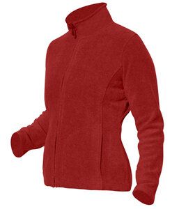 Starworld SW750 - Women's Straight Sleeve Big Zip Sweatshirt Bright Red