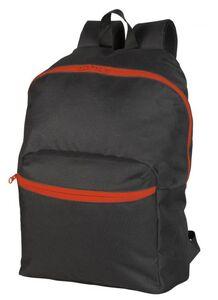 Black&Match BM903 - Lightweight backpack Black/Orange