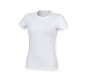 Skinnifit SK121 - Czuj się dobrze- kobieca koszulka Biały