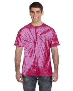 Tie-Dye CD101 - Adult 5.4 oz., 100% Cotton Spider Tie Dye T-shirt Spider Pink