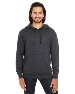 Threadfast 321H - Unisex Triblend French Terry Hoodie Noir Cendré