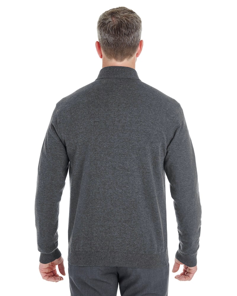 Devon & Jones DG478 - Men's Manchester Fully-Fashioned Half-Zip Sweater