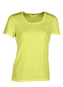Sans Étiquette SE101 - No Label Sport Tee-shirt Women Fluorescent Yellow