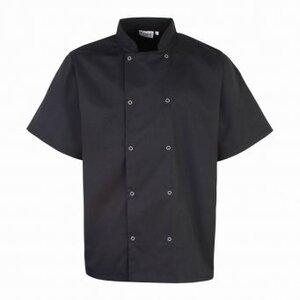 Premier PR664 - Unisex Short Sleeve Stud Front Chefs Jacket