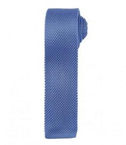 Premier PR789 - Schlanke gestrickte Krawatte Mid Blue