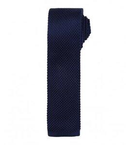 Premier PR789 - Schlanke gestrickte Krawatte Navy