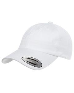 Yupoong 6245CM - Adult Low-Profile Cotton Twill Dad Cap White