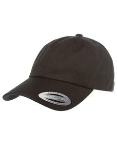 Yupoong 6245CM - Adult Low-Profile Cotton Twill Dad Cap Black