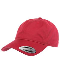 Yupoong 6245CM - Adult Low-Profile Cotton Twill Dad Cap Cranberry