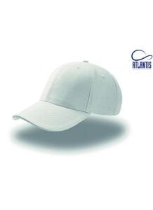 Atlantis AT094 - 6-panel cap with sandwich visor White/White