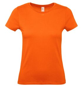 B&C BC02T - Camiseta feminina 100% algodão Laranja