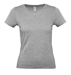 B&C BC02T - Camiseta feminina 100% algodão Sport Grey