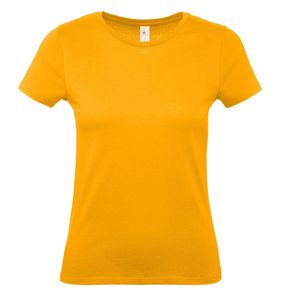 B&C BC02T - Camiseta feminina 100% algodão Alperce