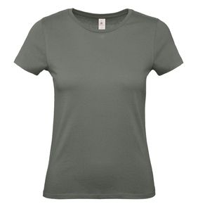 B&C BC02T - Camiseta feminina 100% algodão Millenium Khaki