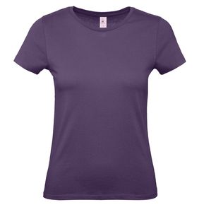 B&C BC02T - Camiseta feminina 100% algodão Radiant Purple