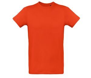 B&C BC048 - Camiseta masculina de algodão orgânico Fire Red