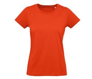 B&C BC049 - Camiseta Feminina 100% Algodão Orgânico Fire Red