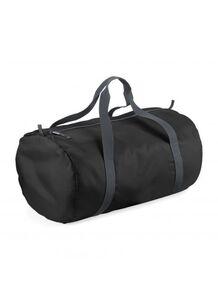 BagBase BG150 - Packaway Barrel Bag Black/Grey