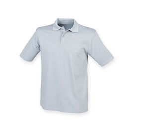 Henbury HY475 - Men's Coolplus® Polo Shirt Silver