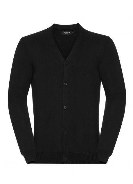 Russell JZ71M - Men's V-Neck Knitted Cardigan