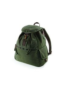 Quadra QD612 - Desert Canvas Backpack Vintage militarna zieleń
