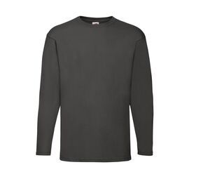 Fruit of the Loom SC233 - Valueweight Long Sleeve T (61-038-0) Light Graphite