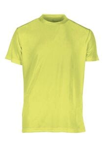 Sans Étiquette SE100 - Sportowy T-shirt bez nadruku Fluorescencyjny żółty