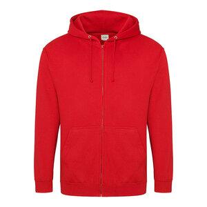 All We Do JHA050 - JUST HOODS ADULT COLLEGE ZOODIE Fire Red