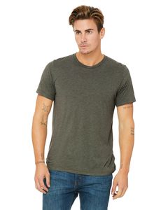 Bella+Canvas 3413C - Unisex Triblend Short-Sleeve T-Shirt Military Green Triblend