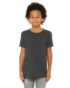 Bella+Canvas 3001Y - t-shirt pour enfant jersey à manches courtes Gris Foncé